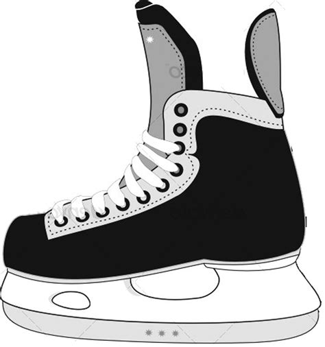Printable Hockey Skate Template